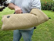 Puppy sleeve made of strong yet safe for your dog or puppy jute Puppy sleeve made of strong yet safe for your dog or puppy jute